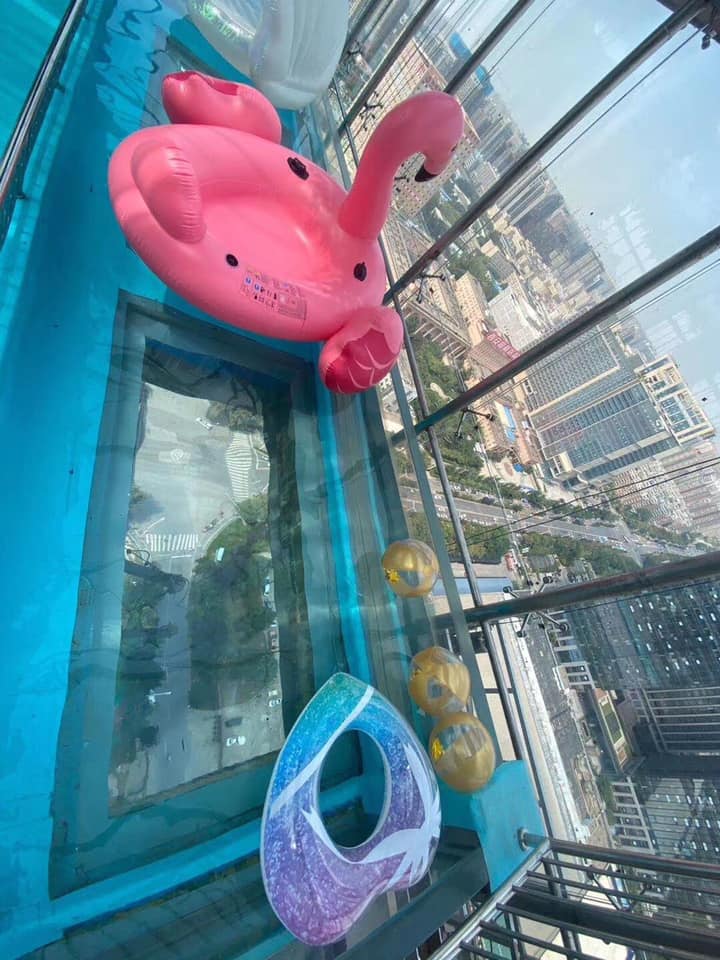 Piscina de panel de pared acr&iacute;lico