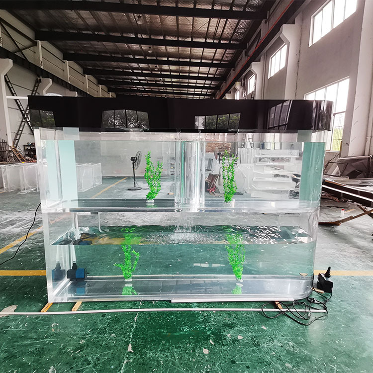 villa casera con acuario acr&iacute;lico personalizada - LEYU