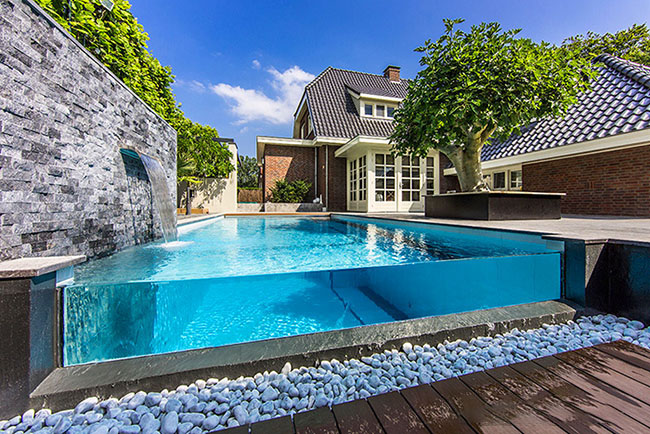acrylic swimming pool piscina acrílica
