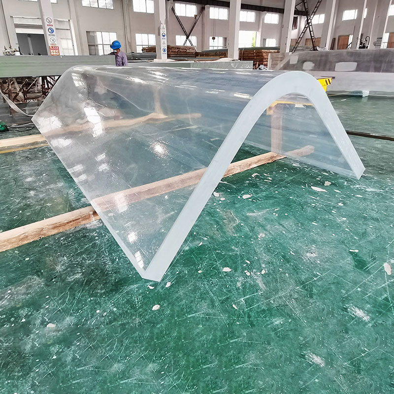 Panel curvo acr&iacute;lico - f&aacute;brica