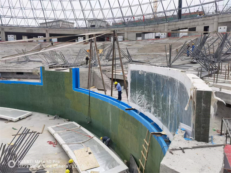 Piscina acr&iacute;lica - instalaci&oacute;n LEYU