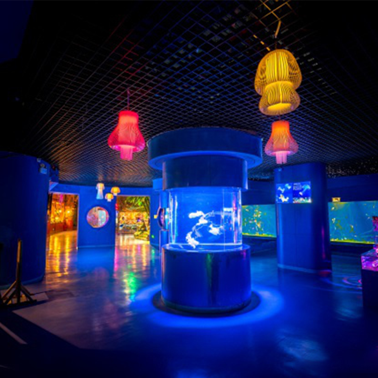 Acuario acr&iacute;lico de 100 gal. 