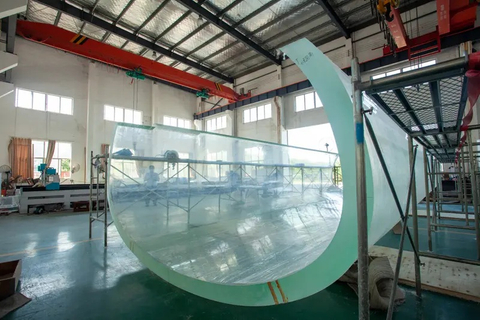 Paneles acrílicos curvos Paneles curvos de plexiglás® Cómo doblar láminas acrílicas - Leyu