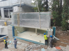 Panel acrílico transparente para piscina exterior sobre el suelo--leyu