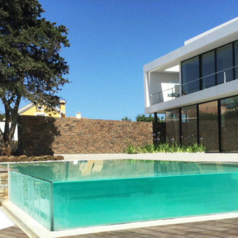 Paneles acrílicos para piscina en Oriente Medio - Leyu