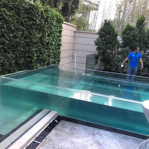 Fábrica de piscinas personalizada con panel de visualización acrílico transparente de China - Leyu