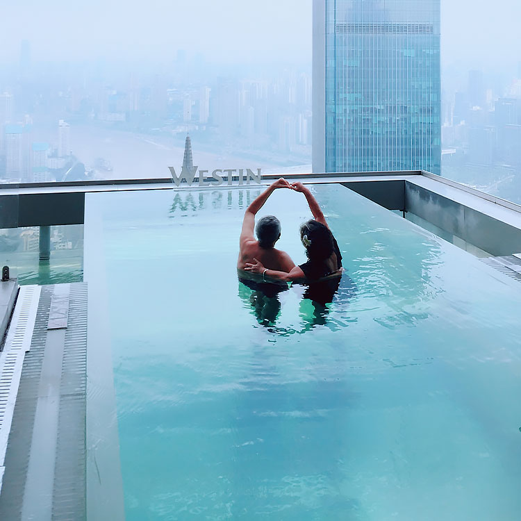Ventanas Acrílicas para Piscinas - Piscinas Infinitas - Paneles de Vidrio para Vidrio de Piscina - Leyu