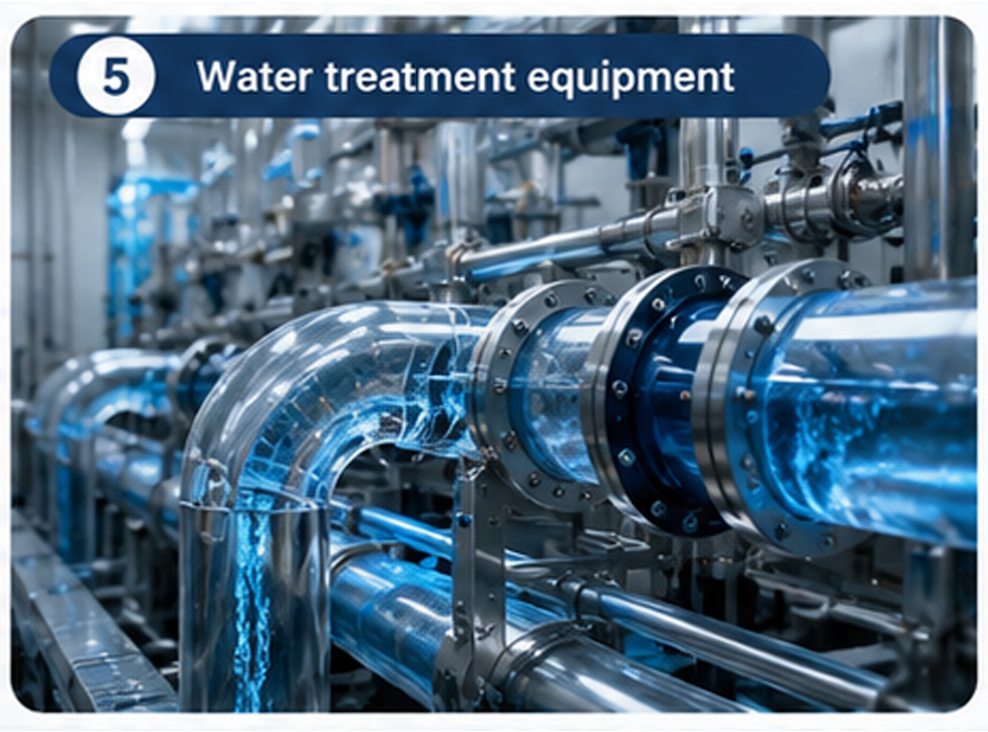 Equipos de tratamiento de agua.