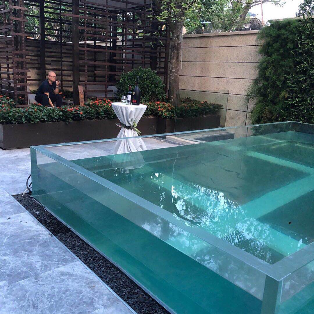 Descubra lo último en lujo acuático: lámina acrílica Leyu para piscinas en Filipinas y más allá del sudeste asiático