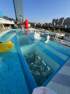 Venta caliente, suministro directo de fábrica, piscina acrílica transparente para exteriores - Piscinas acrílicas Leyu para la venta 