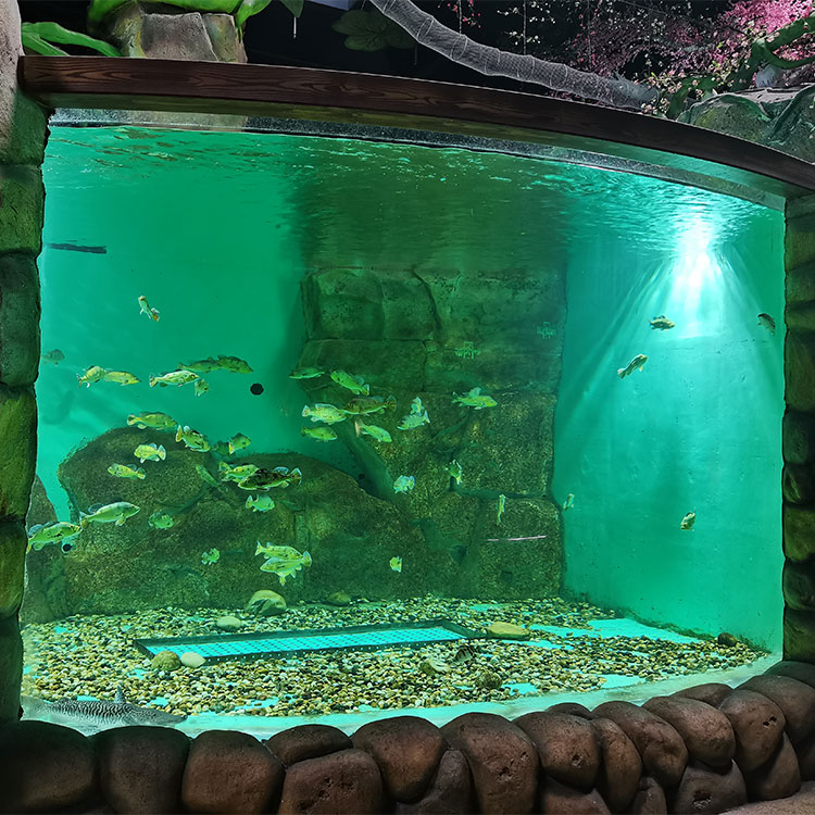 La fábrica china se especializa en ventanas acrílicas personalizadas para oceanario.- leyu 