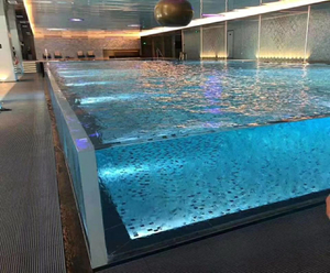 ¿Por qué no utilizar vidrio para las piscinas? Panel acrílico- Leyu