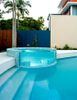 Paneles acrílicos de visualización de piscinas de diferentes formas y curvas - Fábrica de productos de láminas acrílicas LEYU