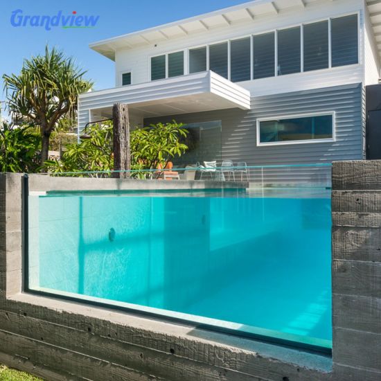 Piscina acrílica de bricolaje: panel acrílico grande personalizado para piscina en Medio Oriente