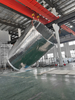Fabricación e instalación de cilindro acrílico grande - LEYU