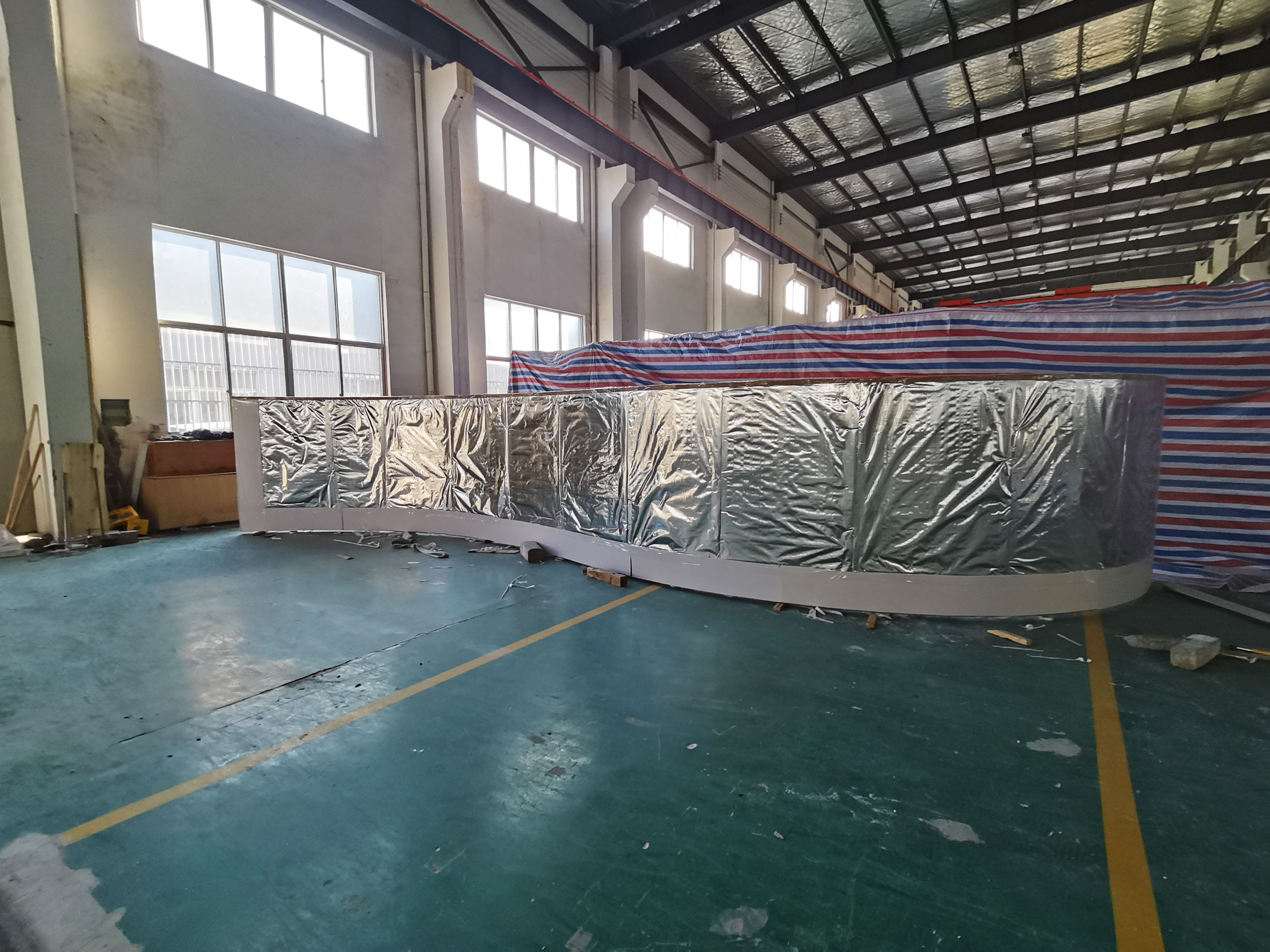 Panel acr&iacute;lico para piscina - LEYU